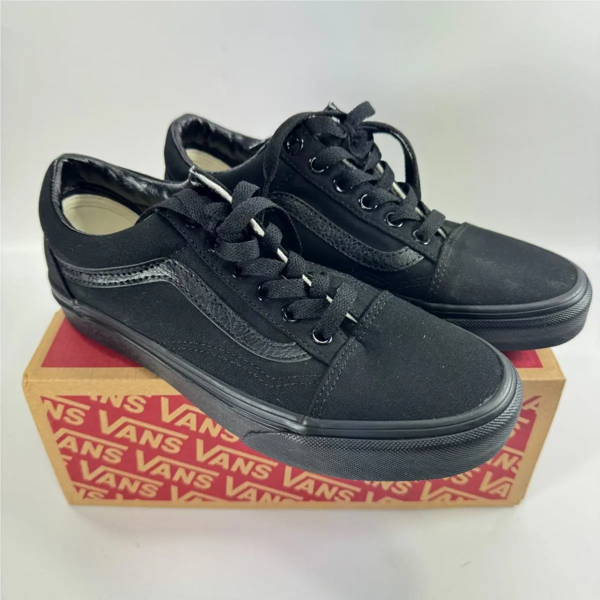 Vans Old Skool Black/black Men’s Skate Shoes Canvas Sneakers Unisex VN000D3HBKA