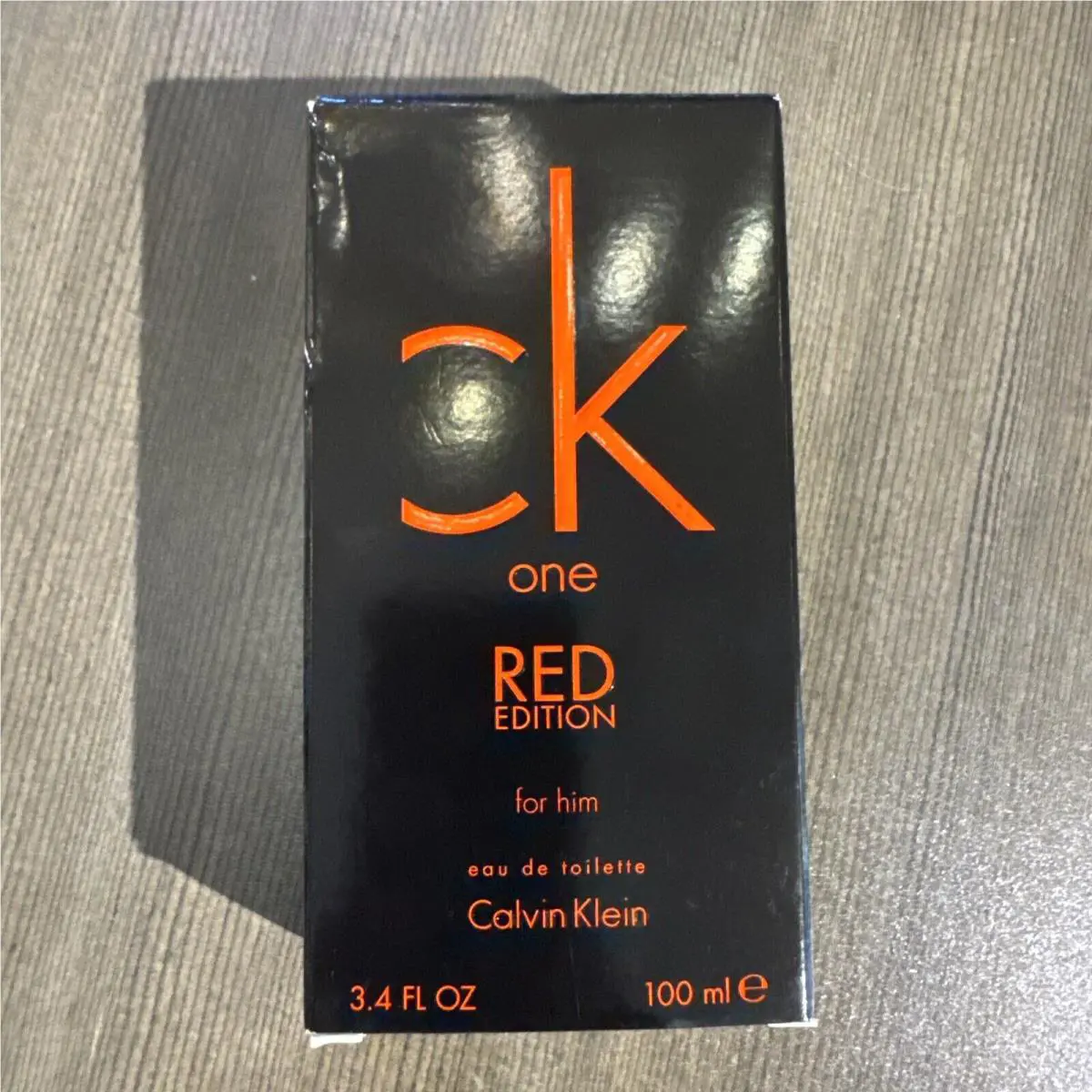 Calvin Klein CK One Red Edition Edt 3.4 oz / 100 ML For Men. . Rare Htf