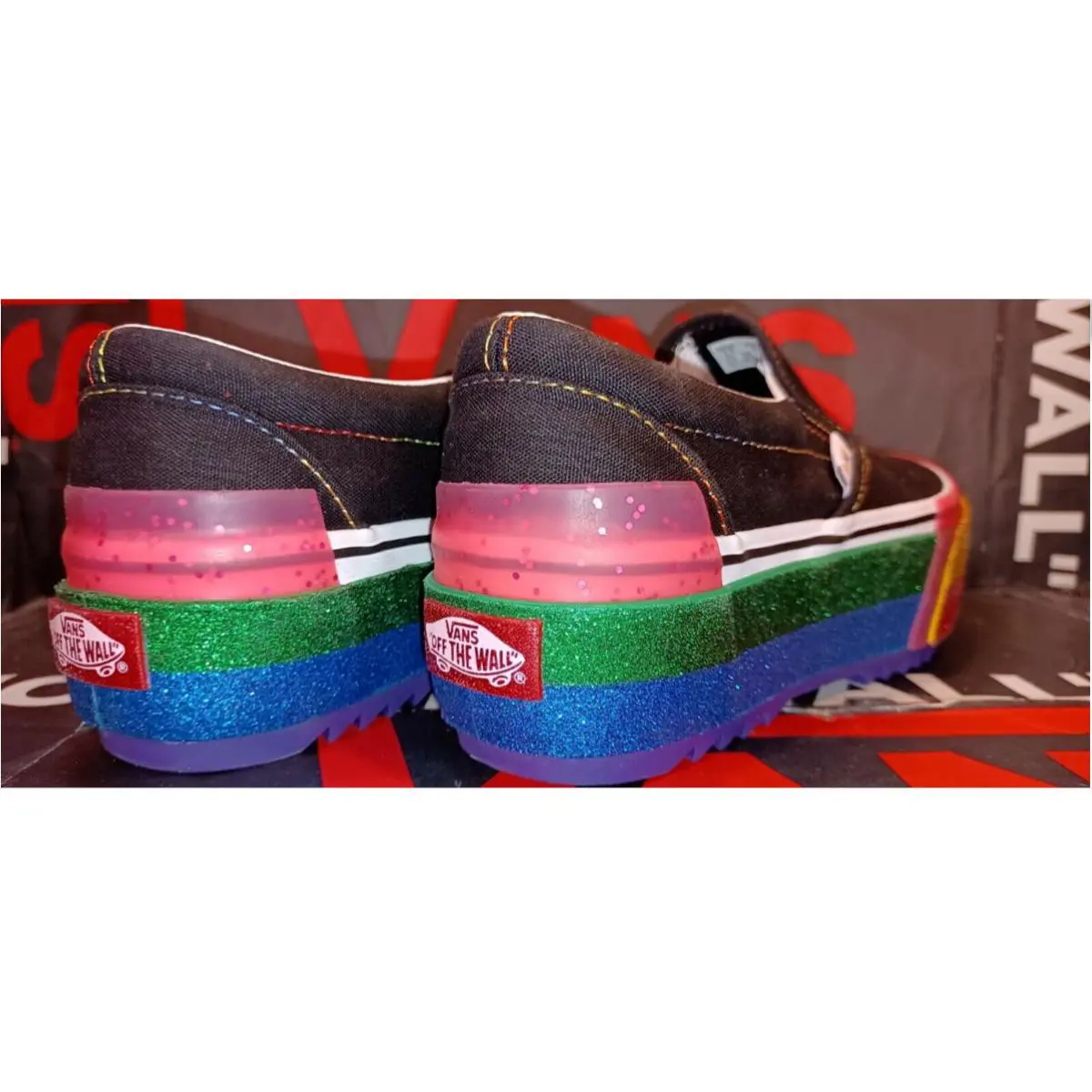 Vans shoes - Vans Stacked - Stacked - VN0A4TZVWW1 - Rainbow 1