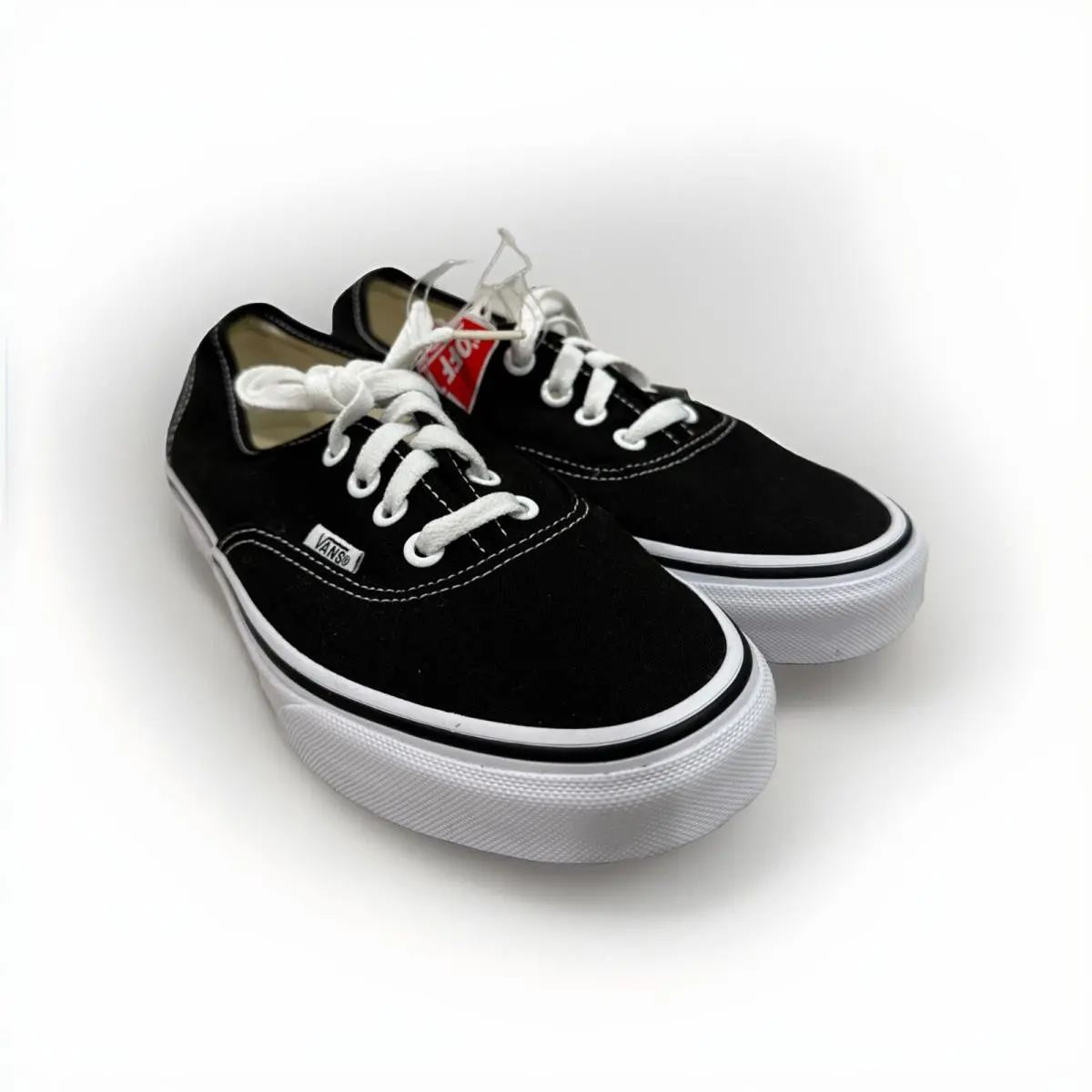 Vans Authentic Canvas Men`s Black / White VN000EE3BLK Size 5.5