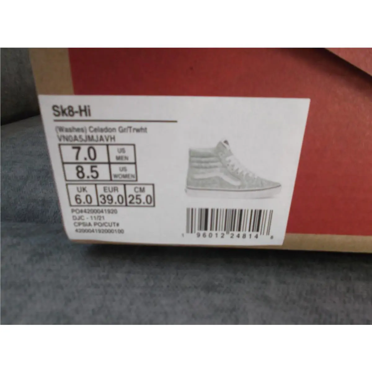 Vans shoes - Vans Sk8 - VN0A5JMJAVH - Green (UPC: 196012248148) 0