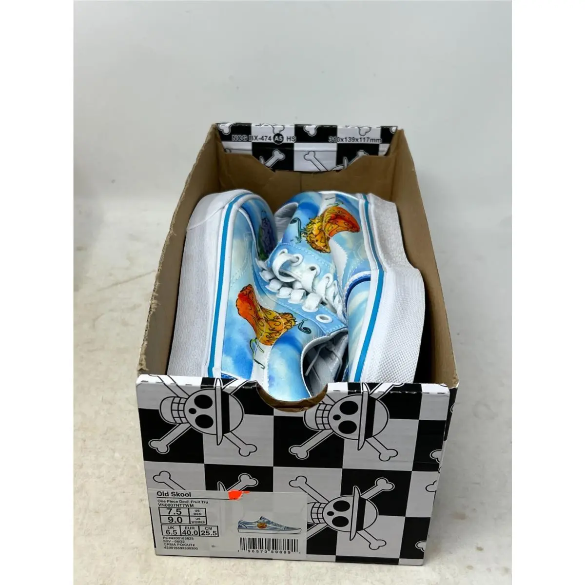 Vans shoes - OLD SKOOL - OLD SKOOL - VN0007NT7WM - Blue (UPC: 196570598891) 4
