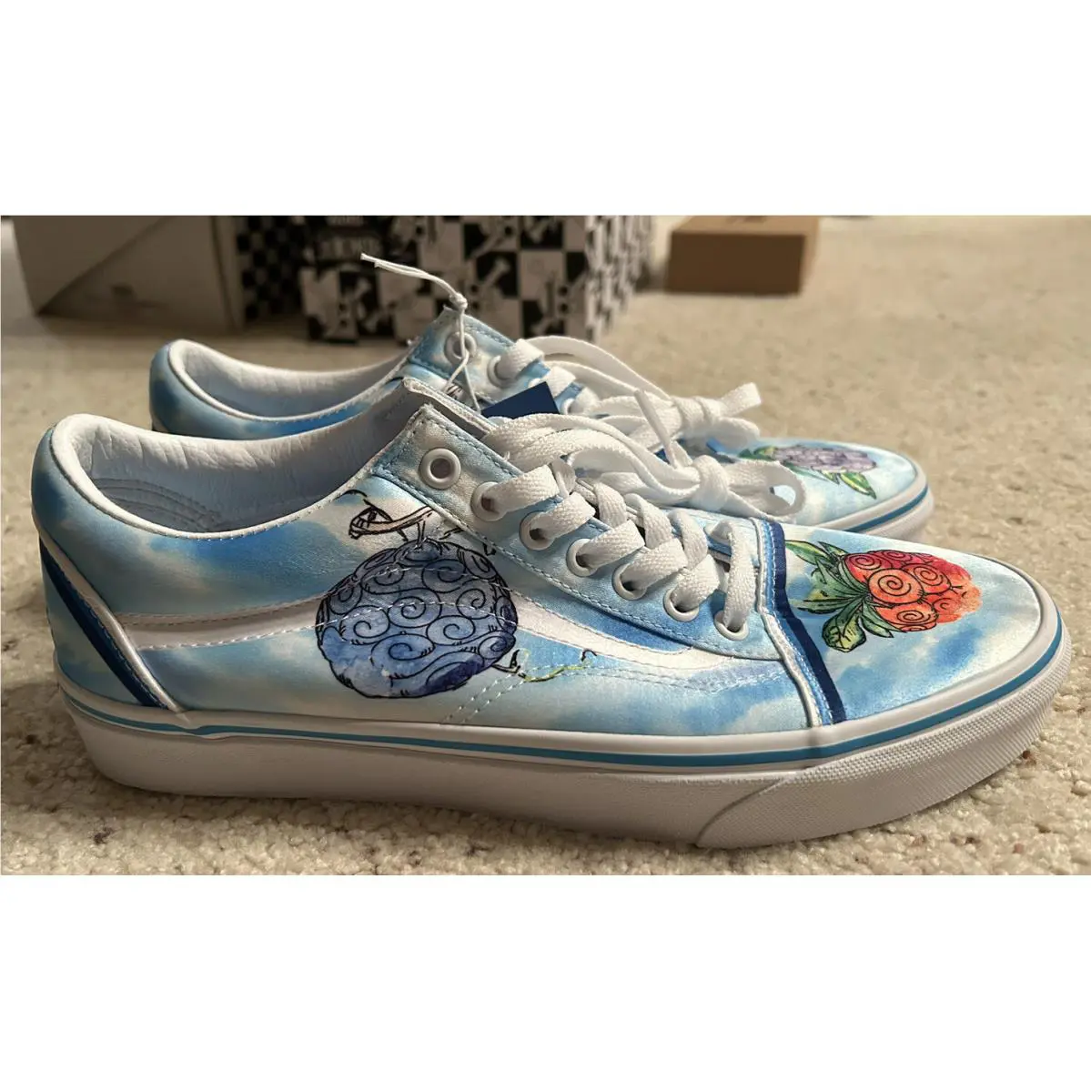 Vans shoes - Vans X One Piece Old Skool - VN0007NT7WM - Blue (UPC: 0196570599324) 0