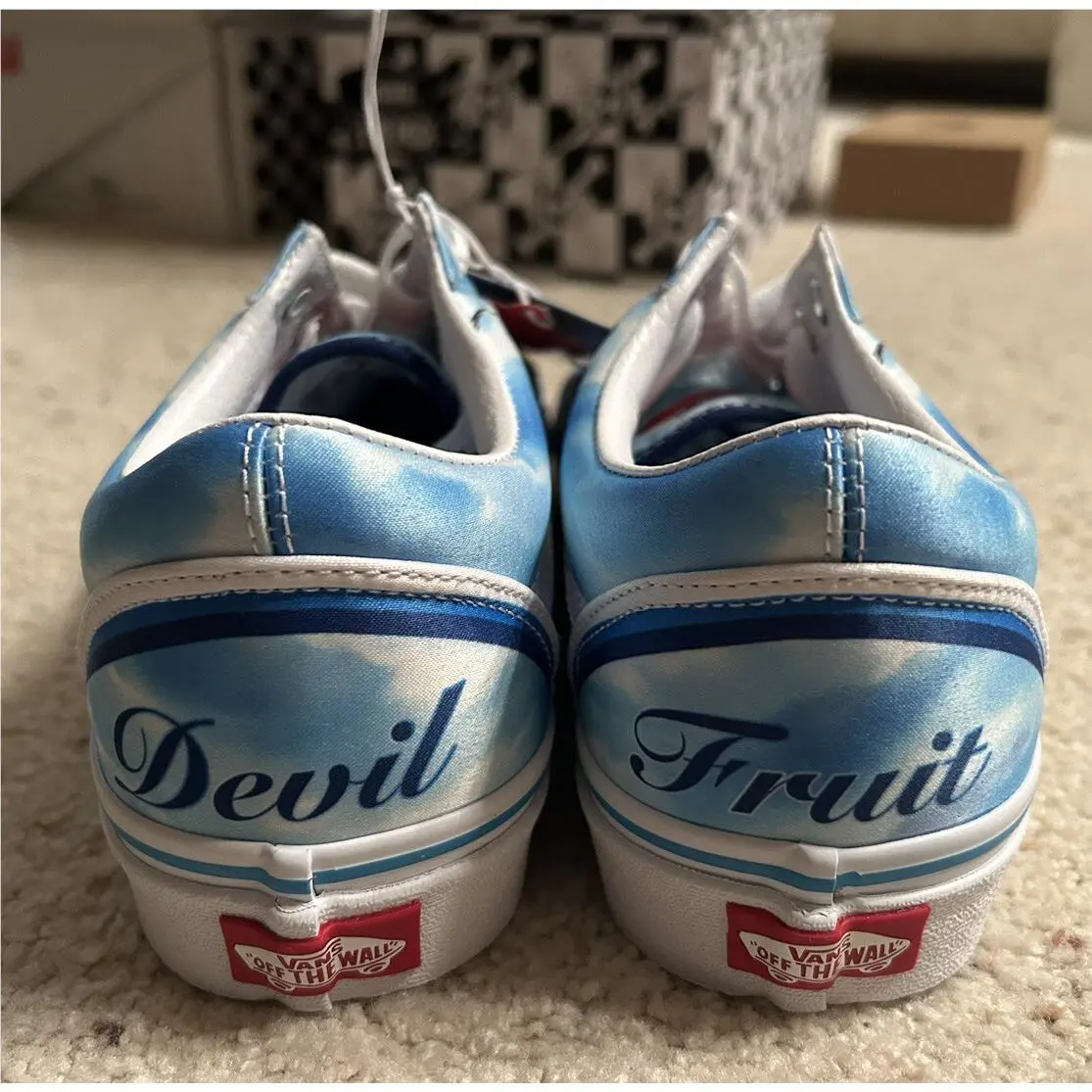 Vans shoes - Vans X One Piece Old Skool - VN0007NT7WM - Blue (UPC: 0196570599324) 2