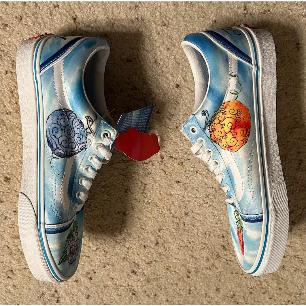 Vans shoes - Vans X One Piece Old Skool - VN0007NT7WM - Blue (UPC: 0196570599324) 5