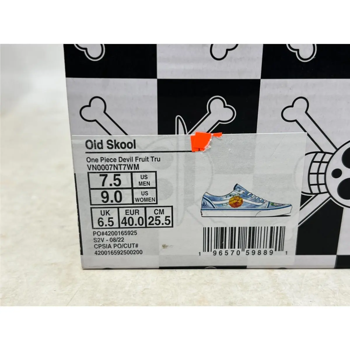 Vans shoes - OLD SKOOL - OLD SKOOL - VN0007NT7WM - Blue (UPC: 196570598891) 5