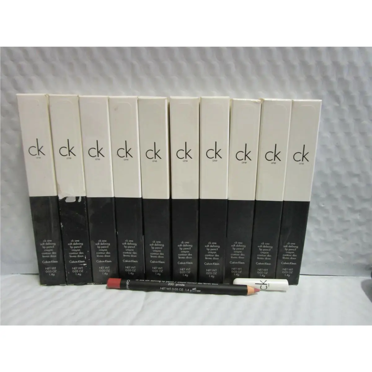 Calvin Klein CK One Soft Defining Lip Pencil 200 Private 0.05 OZ Lot OF 25