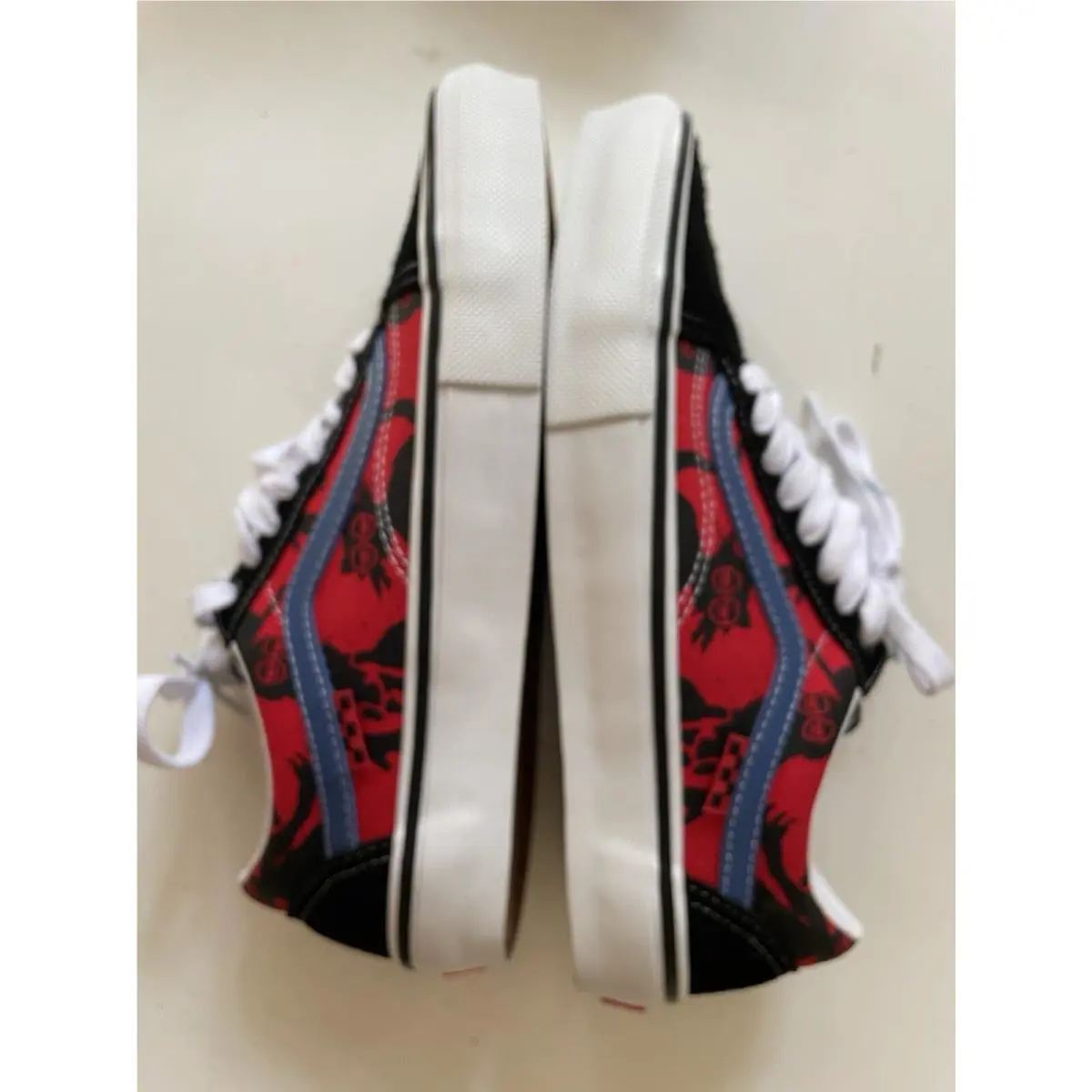 Vans shoes - VANS Old Skool - Old Skool - VN0A5FCBAPC - Multicolor, Manufacturer: Black/Red (UPC: 196012200665) 1