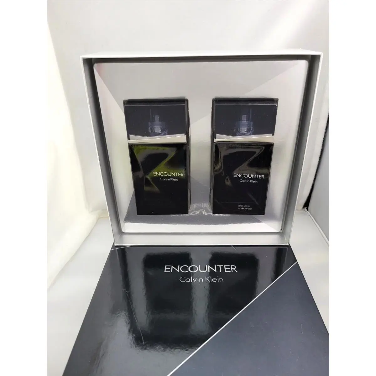 Calvin Klein Encounter 2 PC Set 3.4 Oz/100 ML Edt+ 3.4 FL Oz After Shave Spray