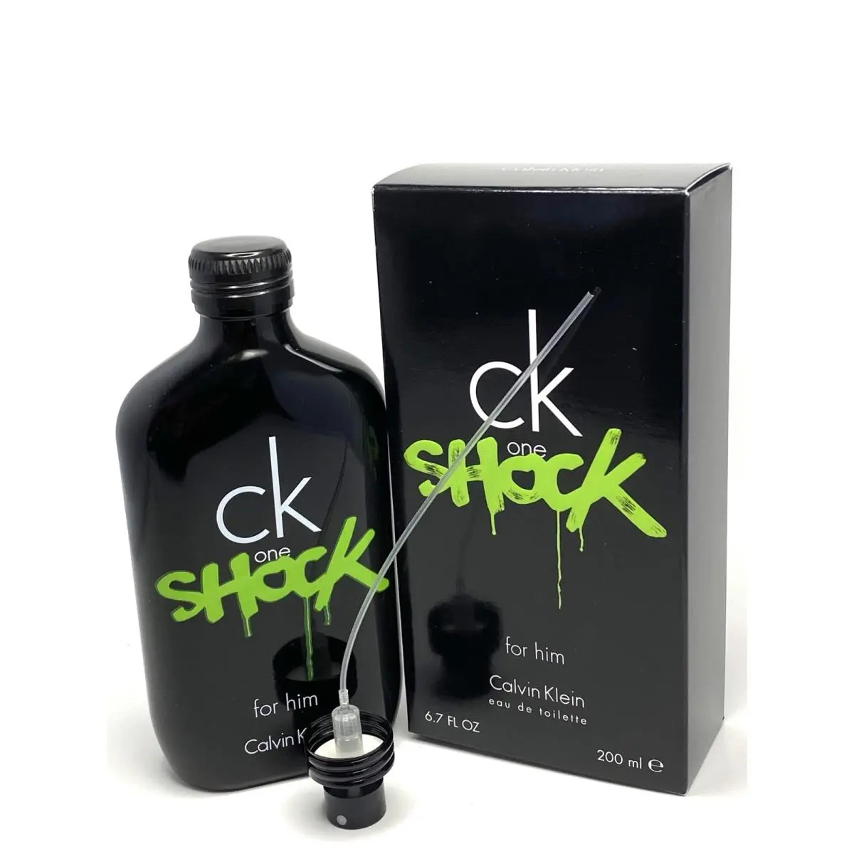 CK One Shock For Him By Calvin Klein 6.7 Fl.oz Eau De Toilette Spray For Men