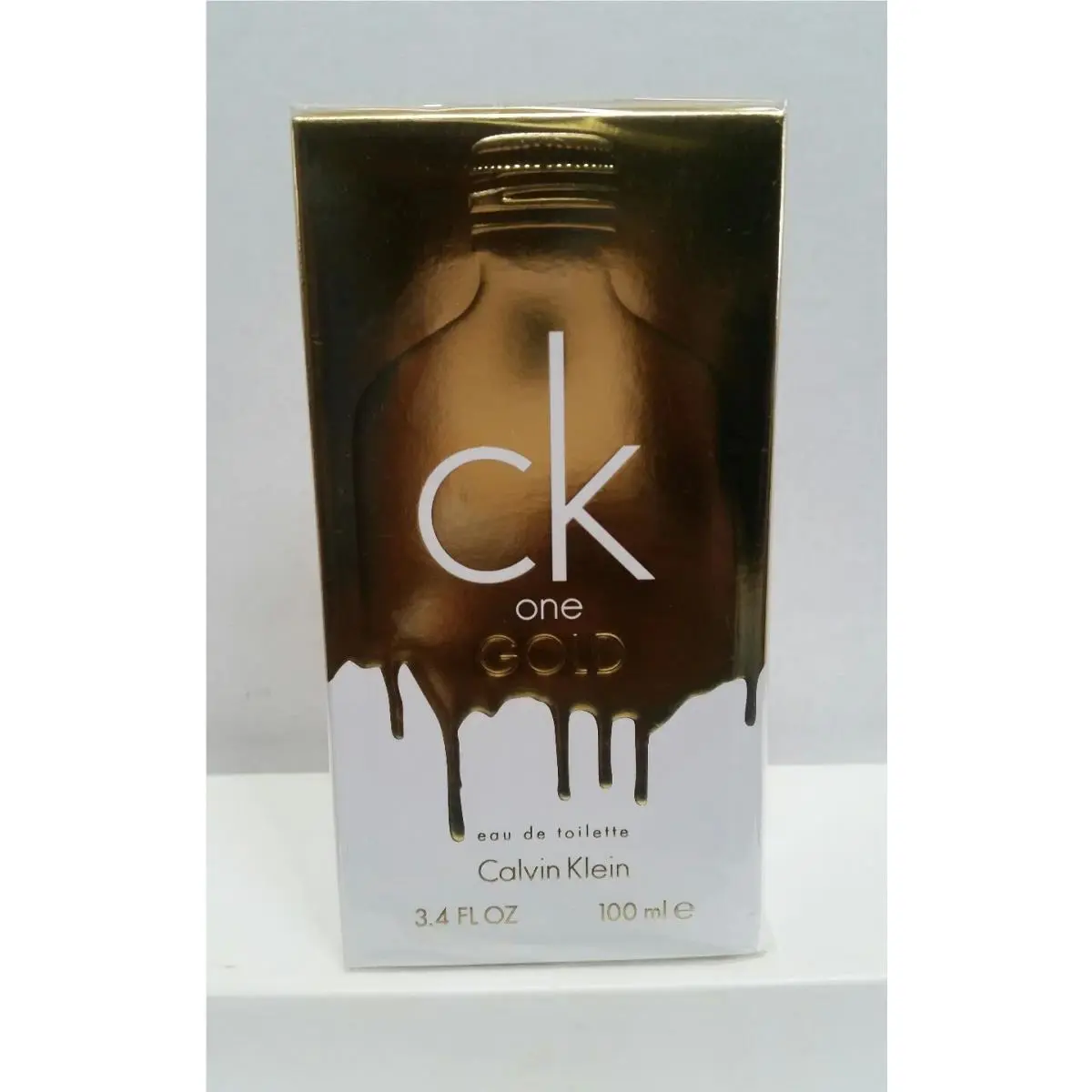 Calvin Klein CK One Gold 3.4 oz Eau de Toilette Spray in Retail Box. Discontinue