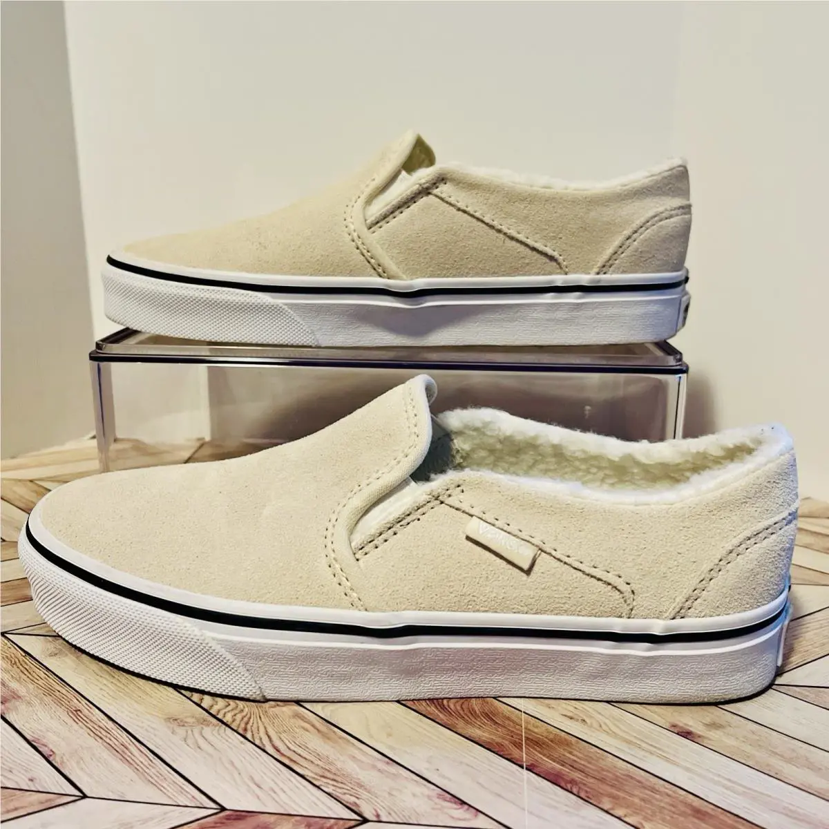 Vans shoes - VANS Asher - Asher - VN0A5JLJBRC - Ivory (UPC: 0196575241402) 1