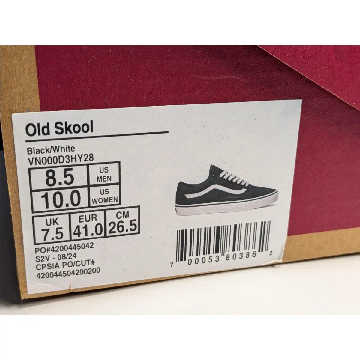 Vans shoes - VANS Old Skool - Old Skool - VN000D3HY28 - Black 0