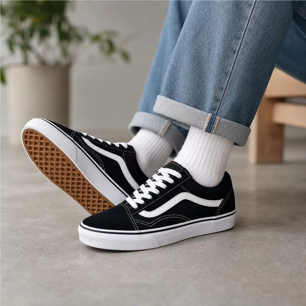 Vans shoes - VANS Old Skool - Old Skool - VN000D3HY28 - Black (UPC: 700053803756) 0