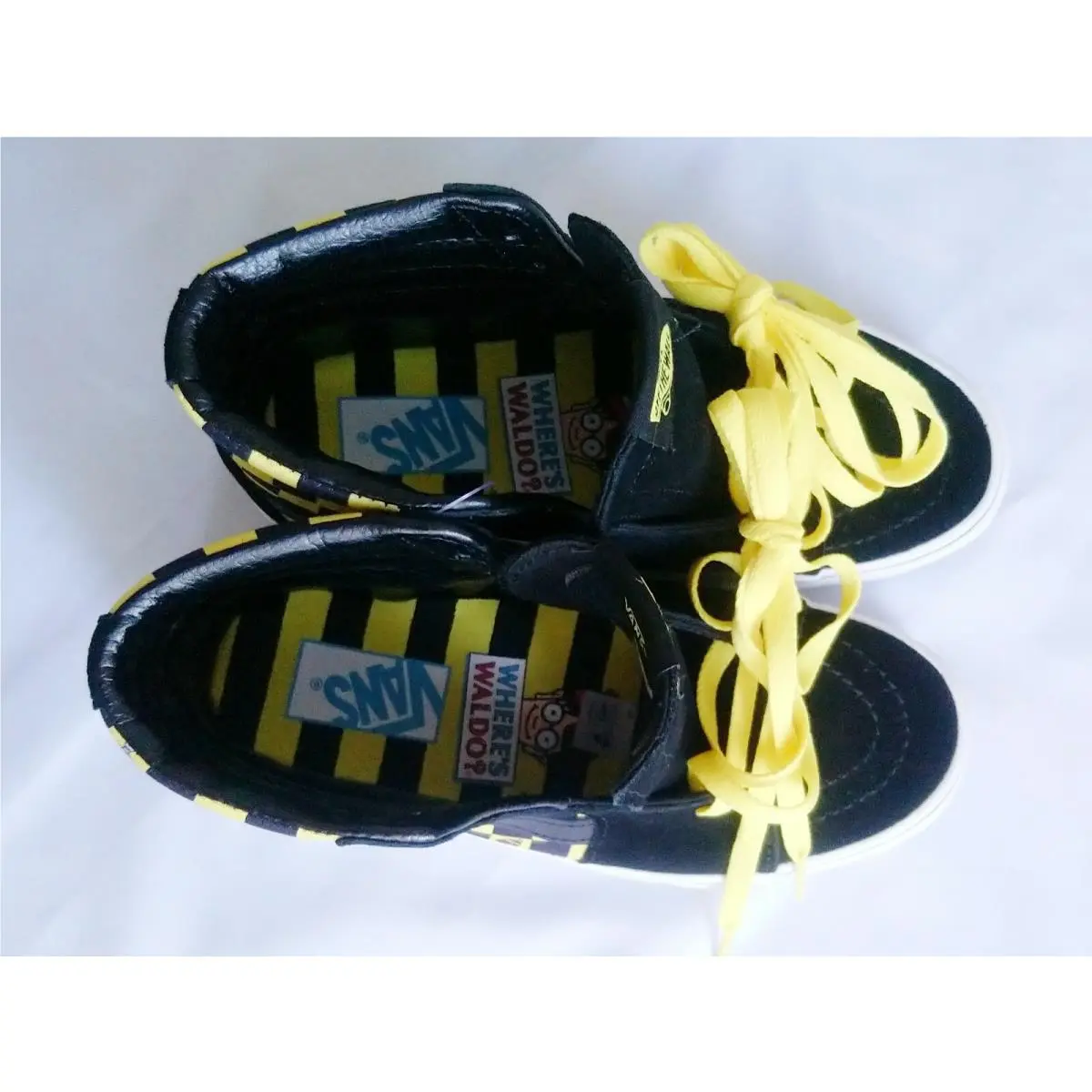 Vans shoes - Where`s Waldo Sk8-Hi - Waldo - VN0A32QG4UE - black/yellow (UPC: 194902680863) 0