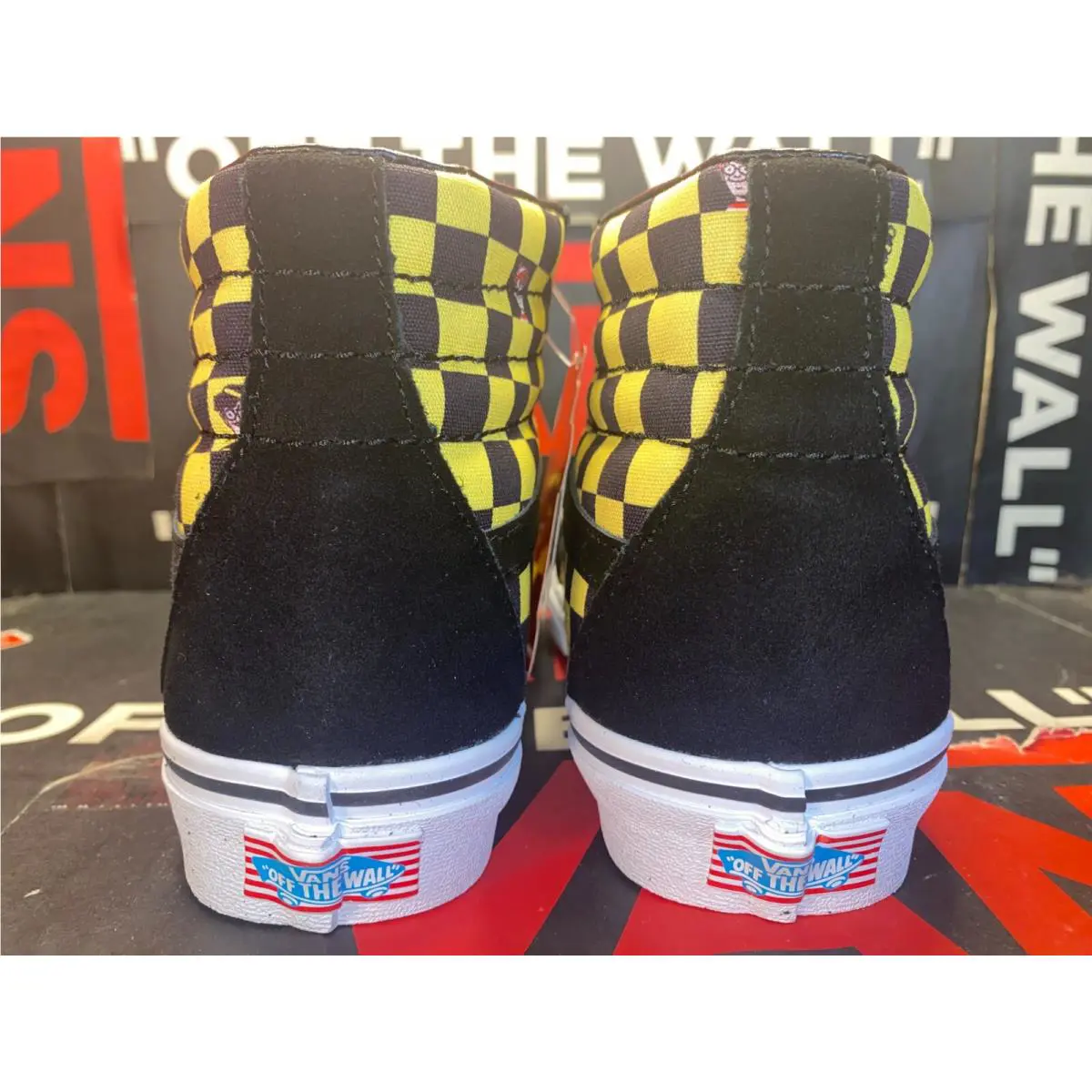 Vans shoes - VANS Sk8-Hi - VN0A32QG4UE - Black/Yellow 8
