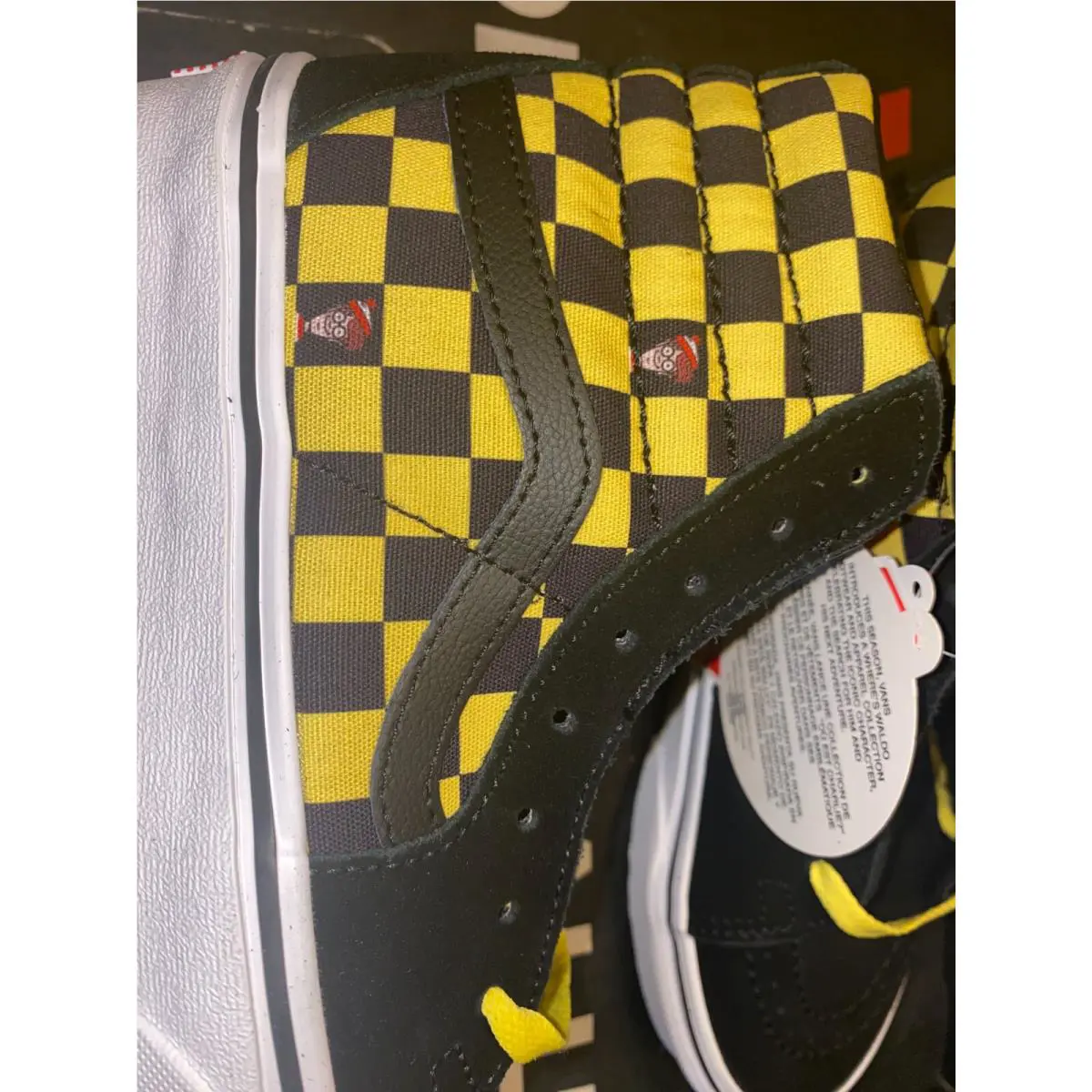 Vans shoes - VANS Sk8-Hi - VN0A32QG4UE - Black/Yellow 2