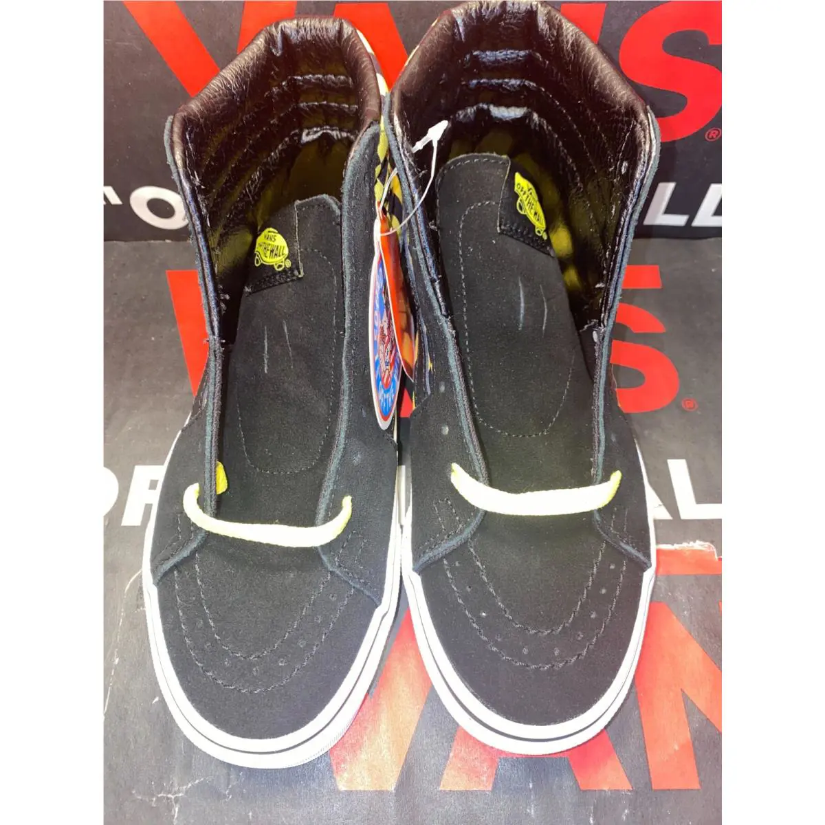 Vans shoes - VANS Sk8-Hi - VN0A32QG4UE - Black/Yellow 5
