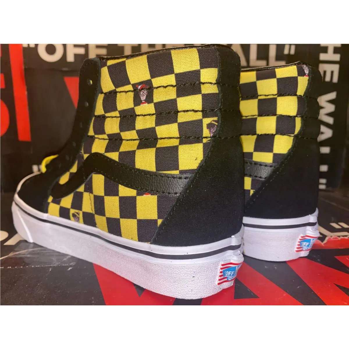 Vans shoes - VANS Sk8-Hi - VN0A32QG4UE - Black/Yellow 7