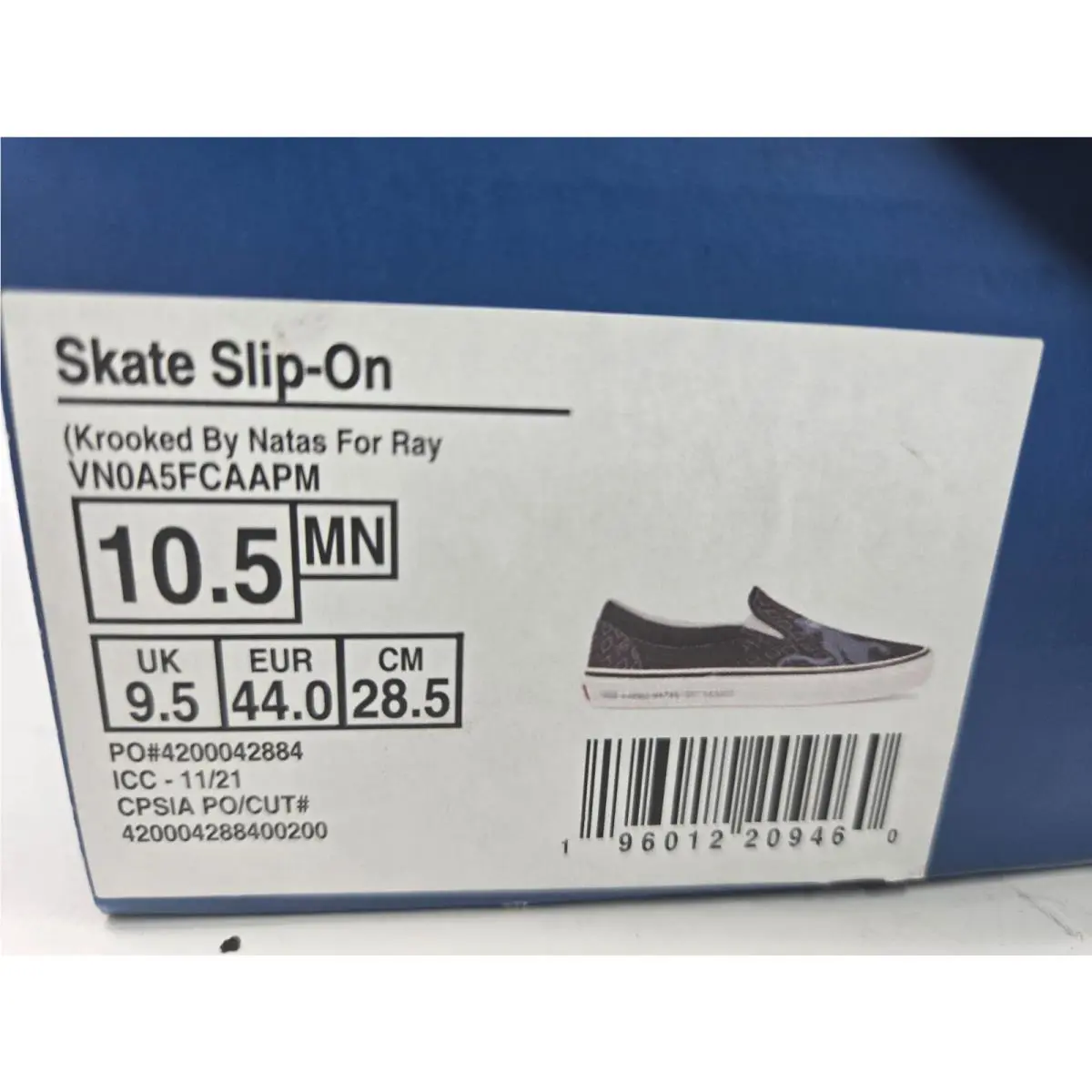 Vans shoes - VANS Skate - Skate - VN0A5FCAAPM - Multicolor (UPC: 196012209460) 6
