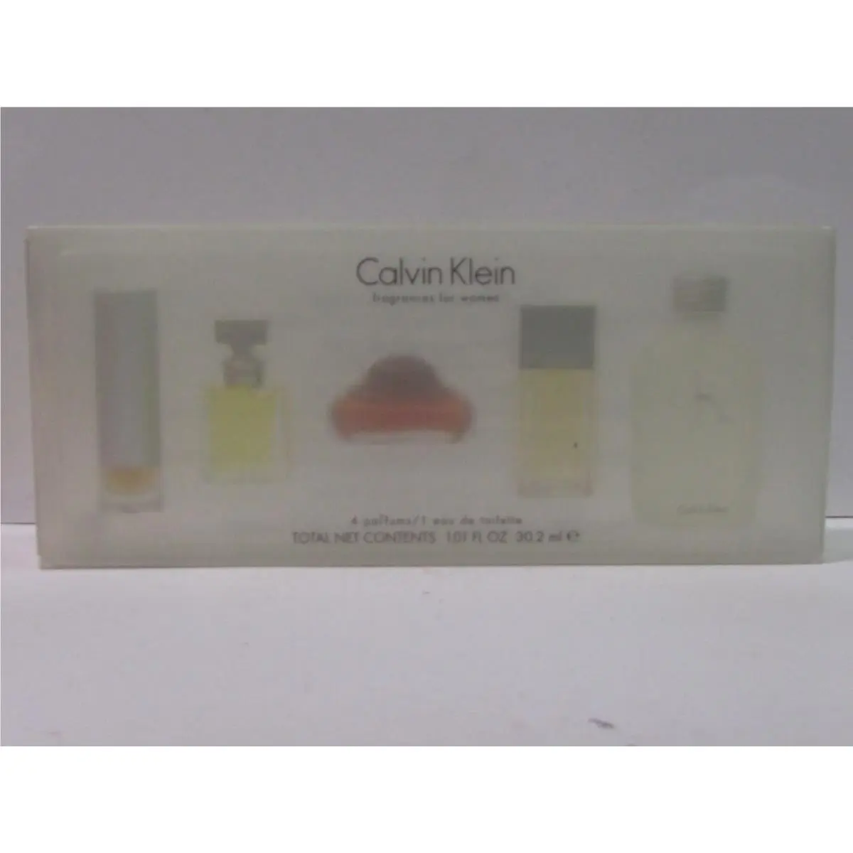 Calvin Klein Fragrances Women 5 Pieces Set Mini Size Vintage Version