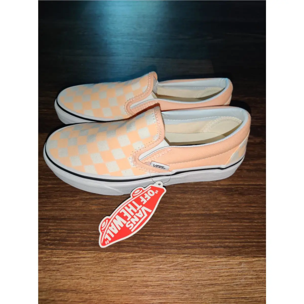 Vans shoes - Vans classic slip on - classic slip - VN0A38F7U77 - Peach 0