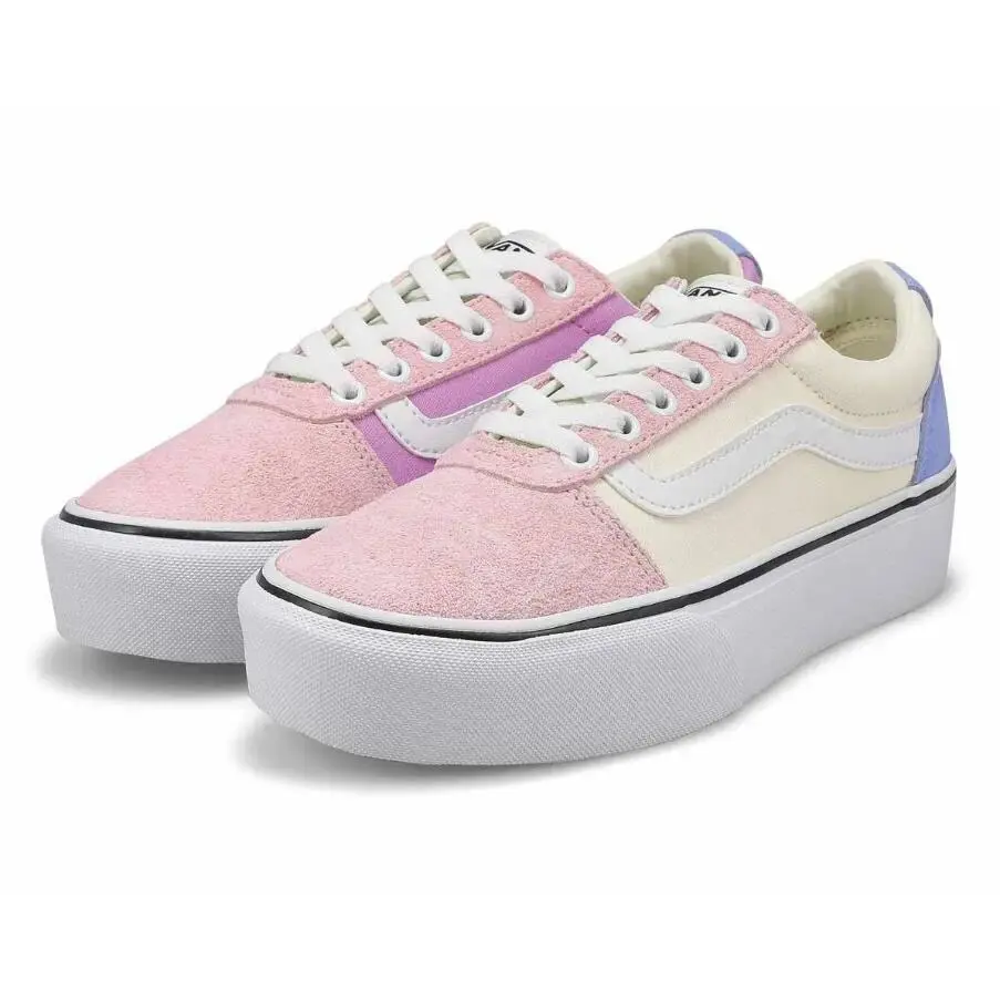 Vans shoes - VANS Ward - Ward - VN0A4UUVB18 - Color Block Light purple multi 4