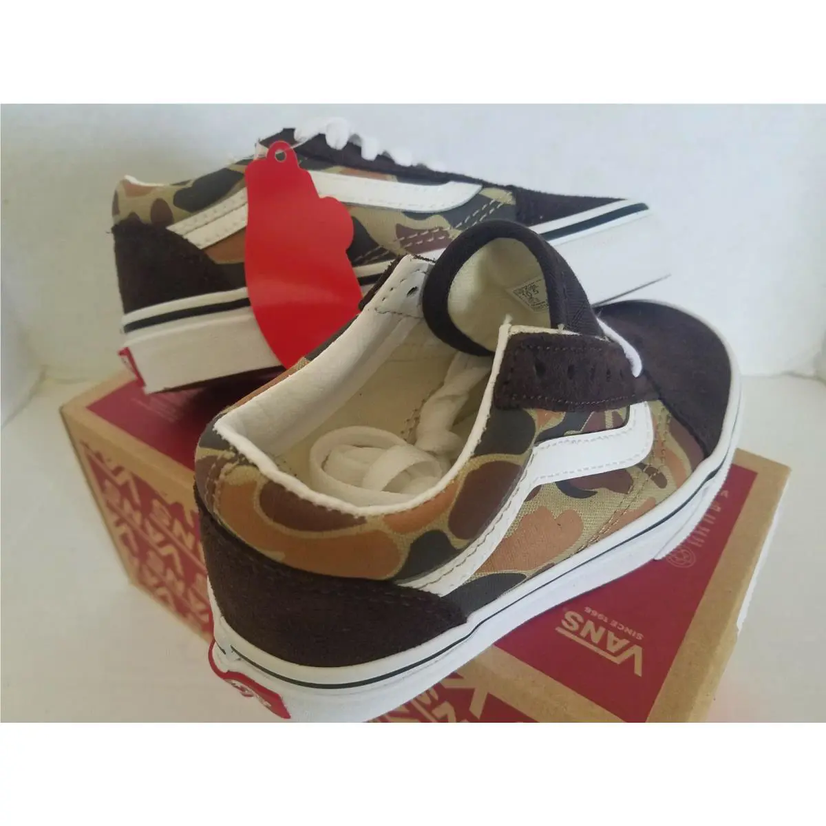 Vans shoes - Chacolate - Chacolate - Vintage Camo, Chacolate 6