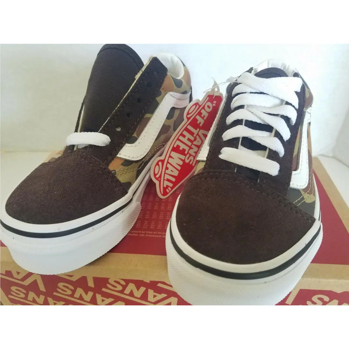 Vans shoes - Chacolate - Chacolate - Vintage Camo, Chacolate 5