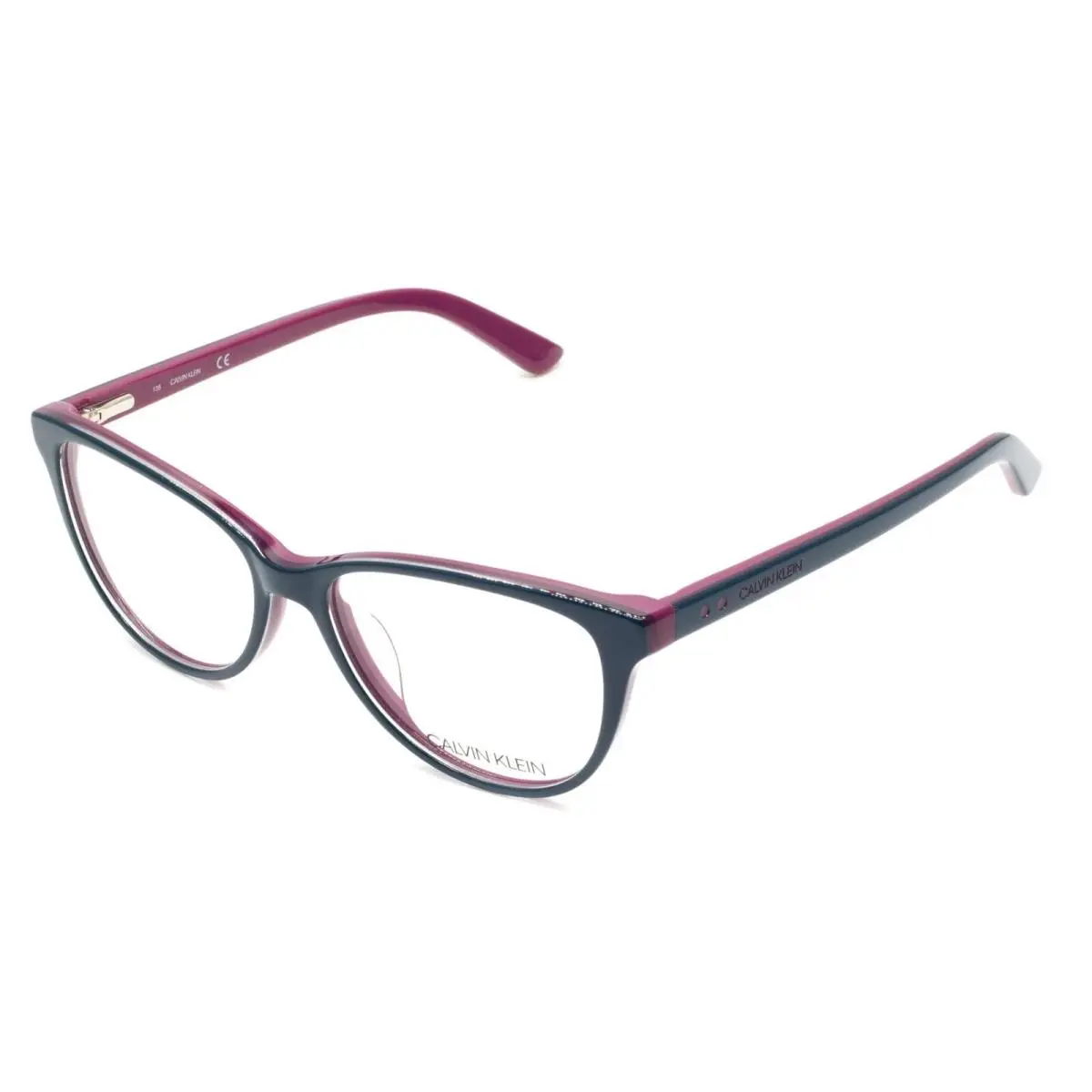 Calvin Klein CK19516 435 Teal Plum Eyeglasses 52mm with CK Case