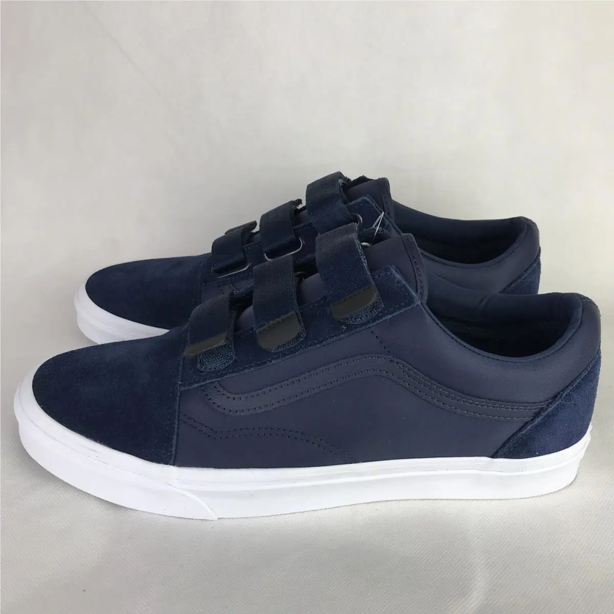 Vans shoes - VANS Old Skool V - Old Skool - VN0A3D29QE7 - Navy Blue / White (UPC: 0191476763411) 2