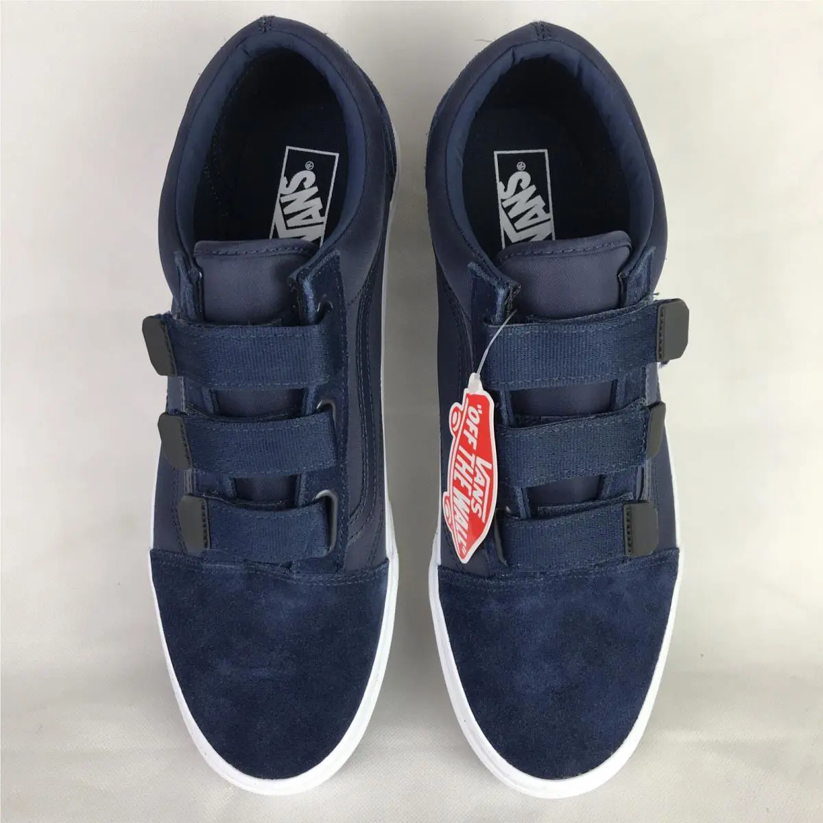 Vans shoes - VANS Old Skool V - Old Skool - VN0A3D29QE7 - Navy Blue / White (UPC: 0191476763411) 3