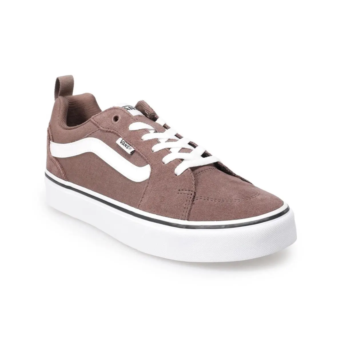 Vans Filmore Skateboarding Suede Tennis Shoes Walnut White Men’s 7