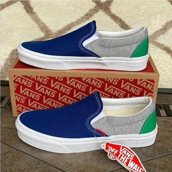 Vans shoes - VANS Classics - Classics - Blue/Green/Gray 0