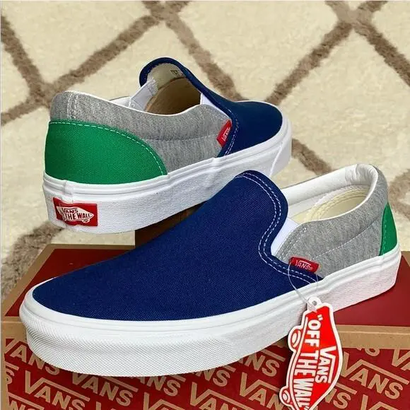 Vans shoes - VANS Classics - Classics - Blue/Green/Gray 1