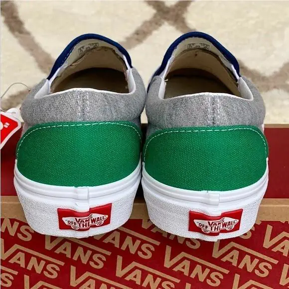 Vans shoes - VANS Classics - Classics - Blue/Green/Gray 4