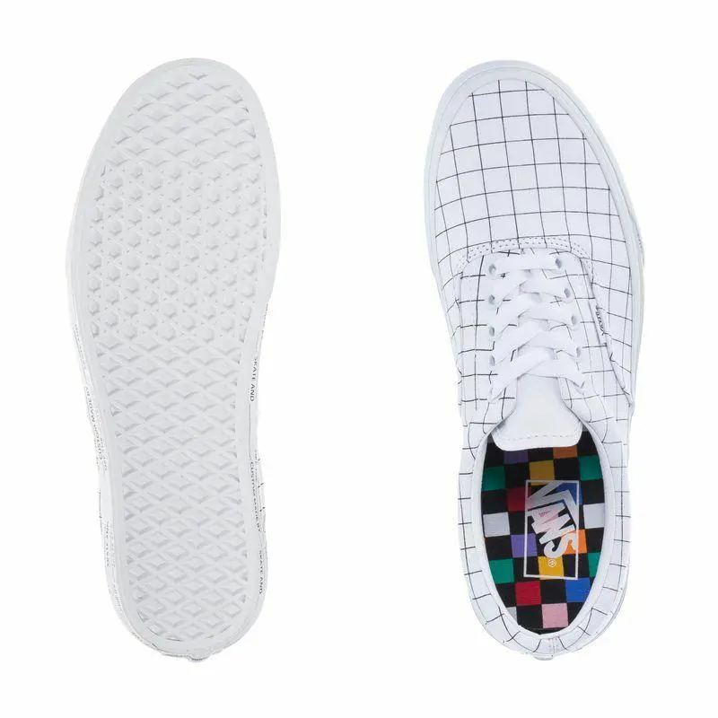 Vans shoes - (U Color) Checkerboard True White 4