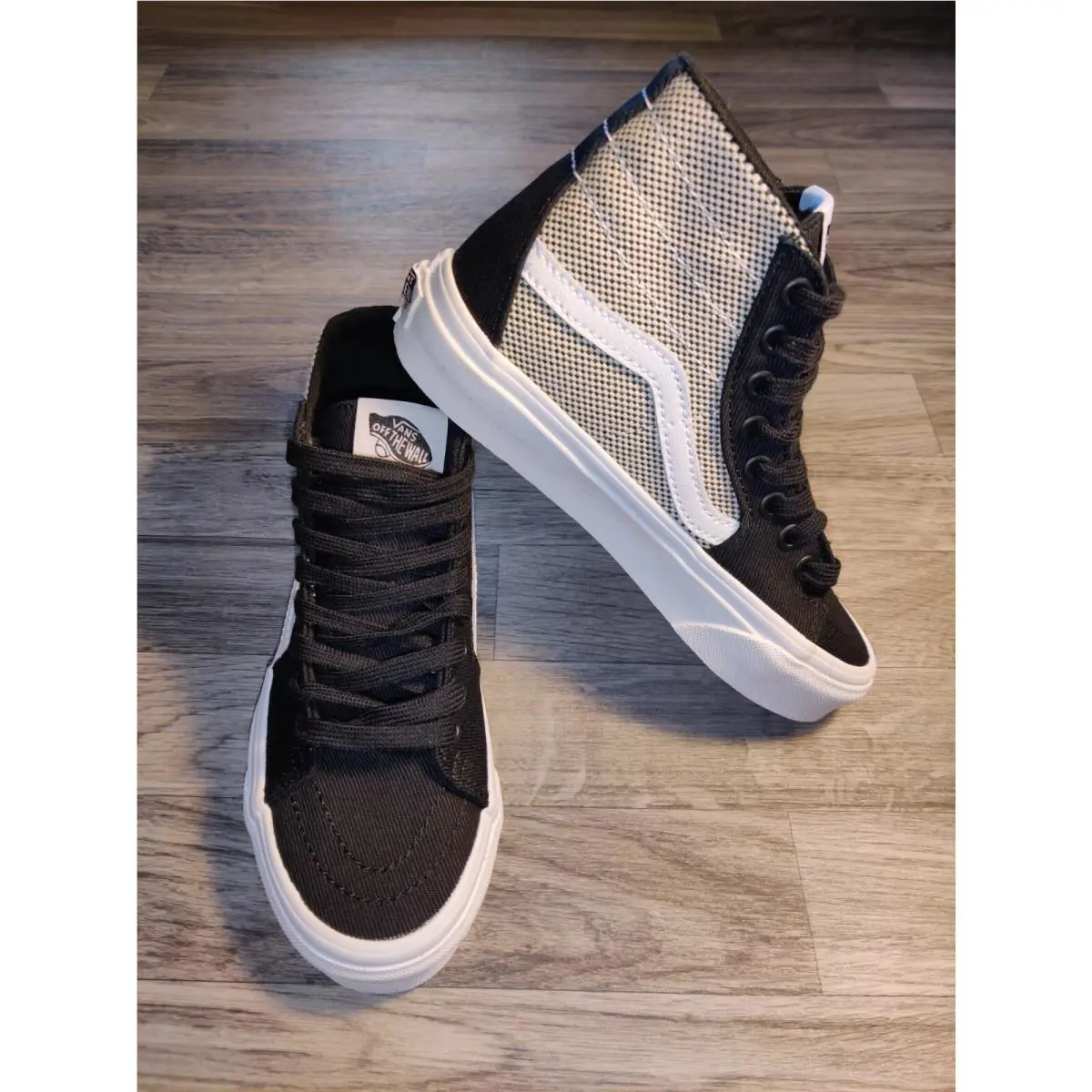 Vans shoes - Vans Sk8 Hi Tapered - Tapered - VN0A4U16WRJ - Black White Beige 0