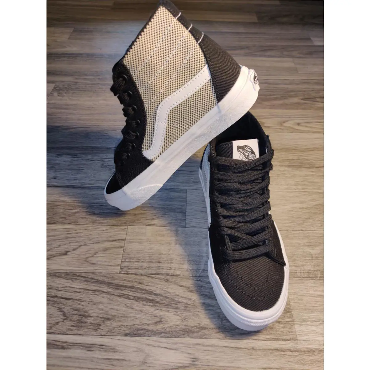 Vans shoes - Vans Sk8 Hi Tapered - Tapered - VN0A4U16WRJ - Black White Beige 2