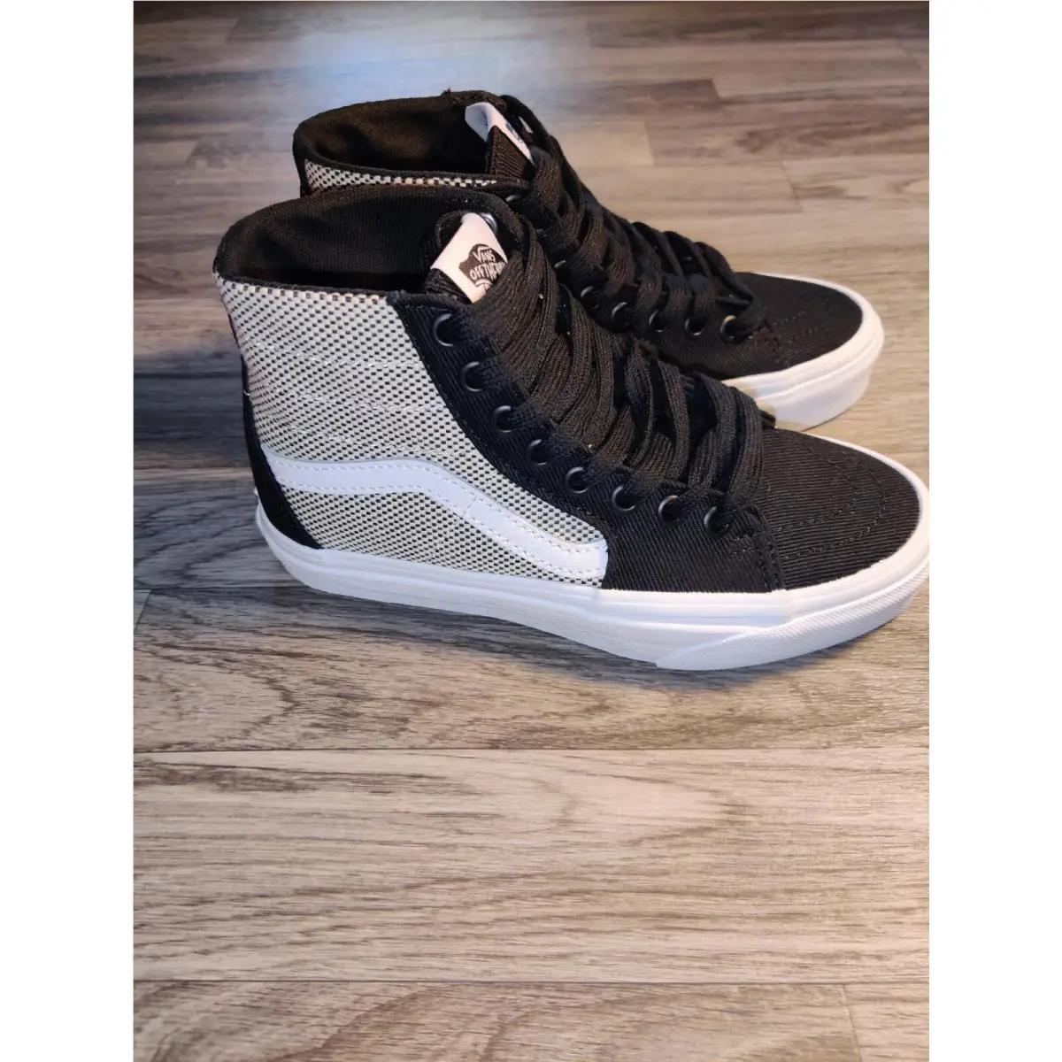 Vans shoes - Vans Sk8 Hi Tapered - Tapered - VN0A4U16WRJ - Black White Beige 6