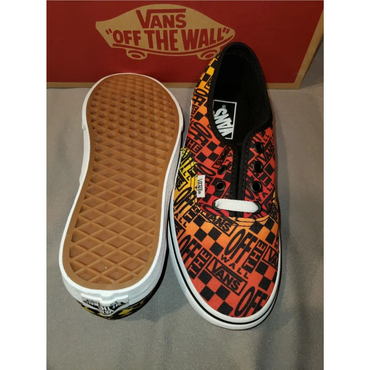 Vans shoes - VANS AUTHENTIC LOGO FLAME - AUTHENTIC LOGO FLAME - Black (UPC: 194901255970) 0