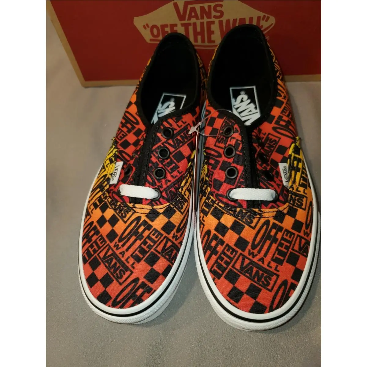 Vans shoes - VANS AUTHENTIC LOGO FLAME - AUTHENTIC LOGO FLAME - Black (UPC: 194901255970) 1