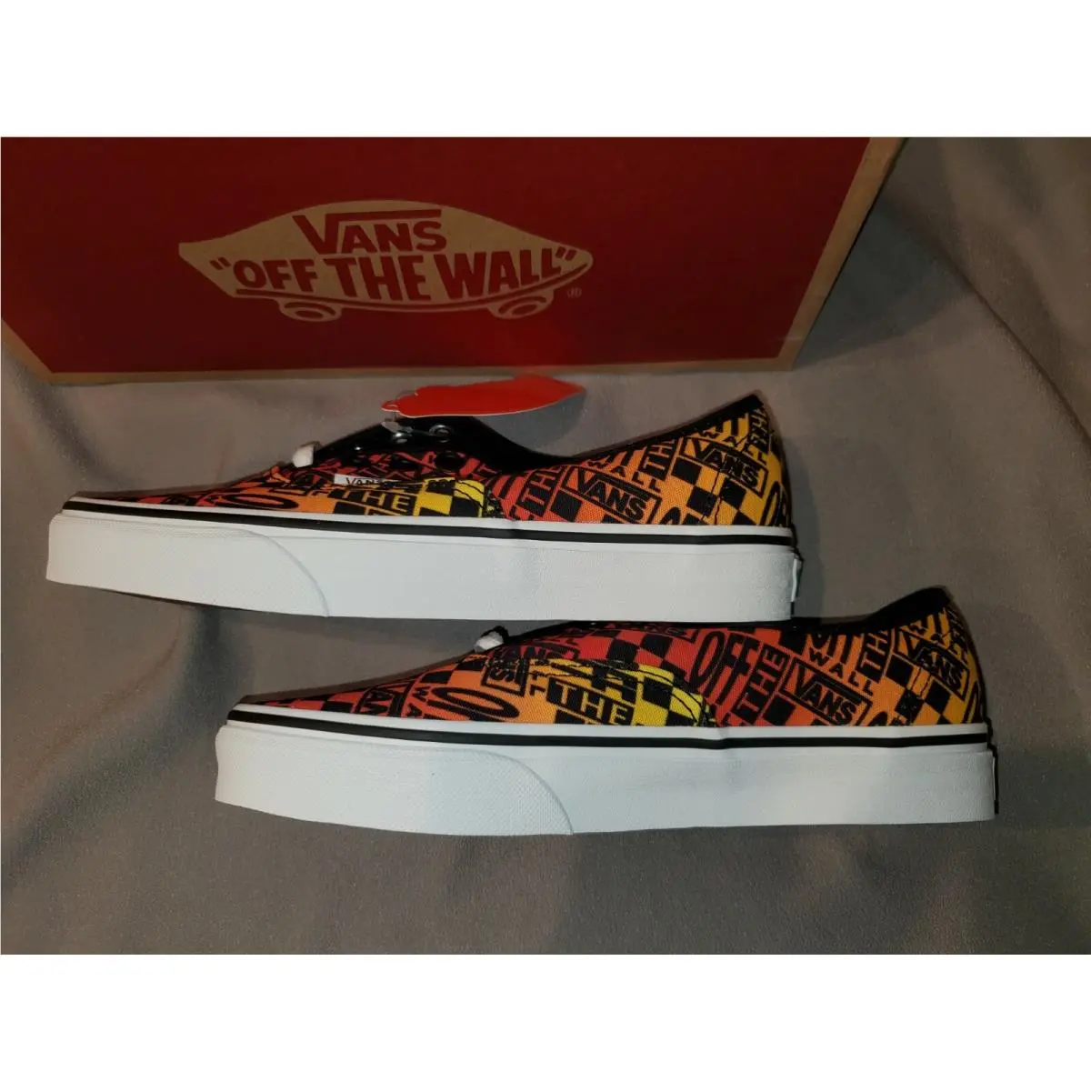 Vans shoes - VANS AUTHENTIC LOGO FLAME - AUTHENTIC LOGO FLAME - Black (UPC: 194901255970) 4