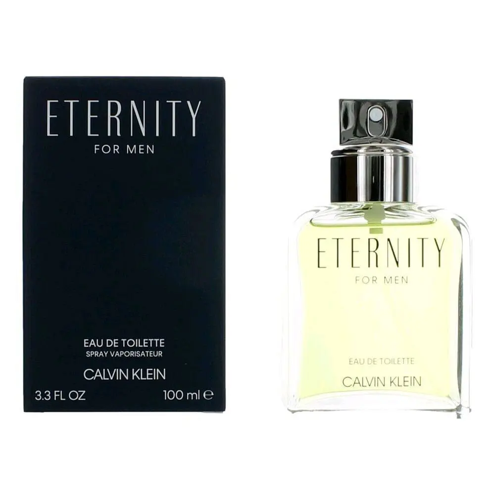 Eternity by Calvin Klein 3.3 oz Eau De Toilette Spray For Men