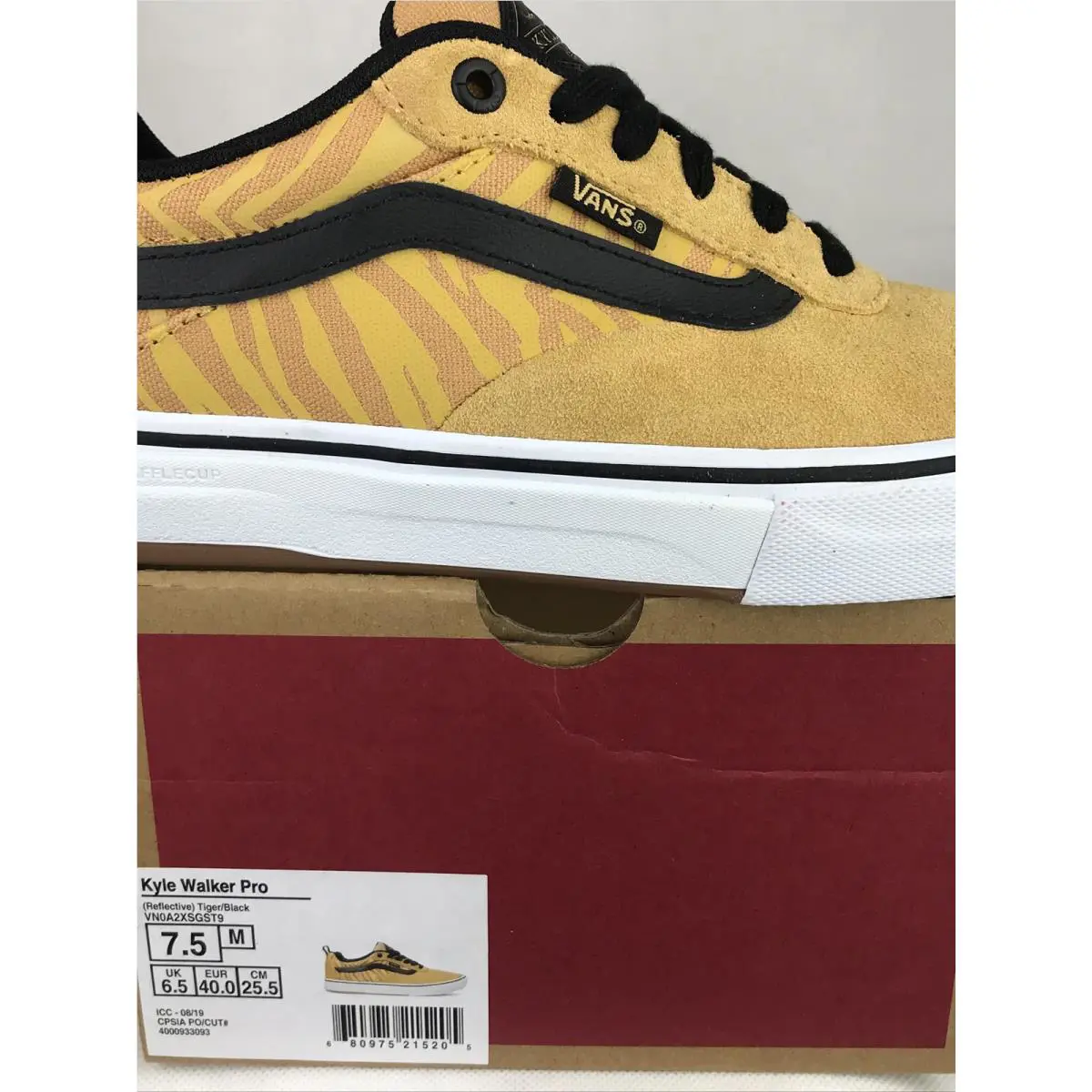 Vans shoes - Kyle Walker Pro - Kyle Walker Pro - Black Yellow White (UPC: 0680975215205) 4