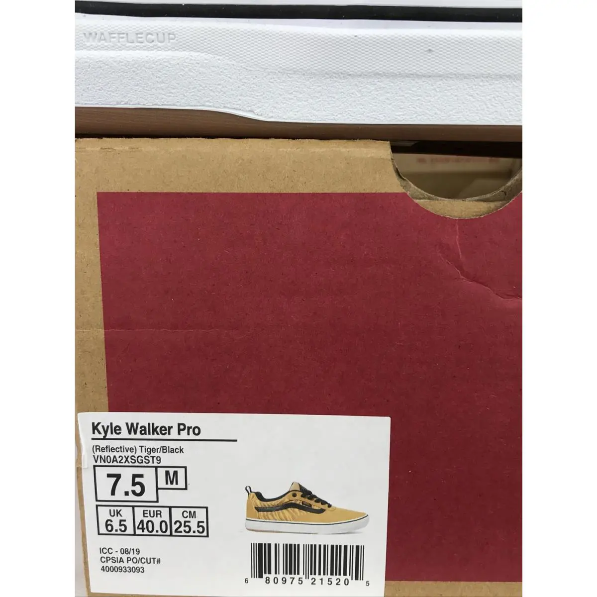 Vans shoes - Kyle Walker Pro - Kyle Walker Pro - Black Yellow White (UPC: 0680975215205) 5