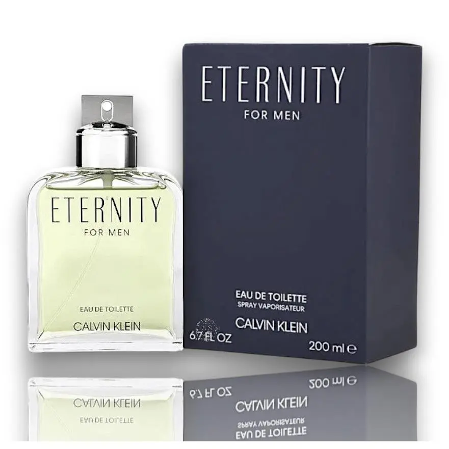Eternity For Men By Calvin Klein Eau De Toilette 6.7 oz 200 ml