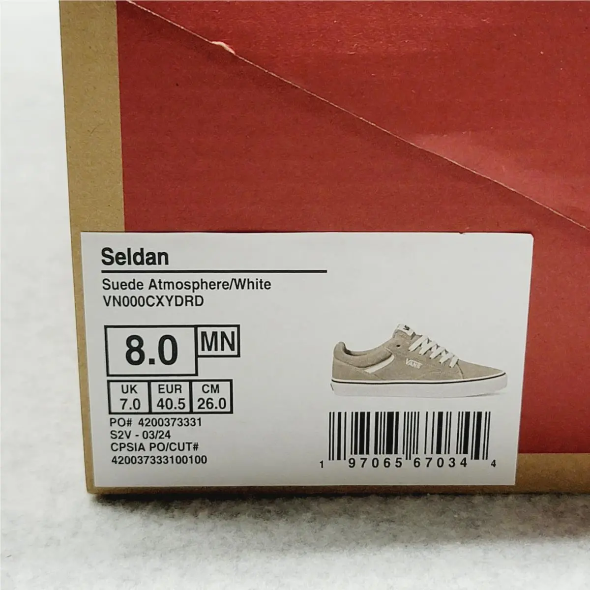 Vans shoes - VANS Seldan - Seldan - VN000CXYDRD - Beige 6