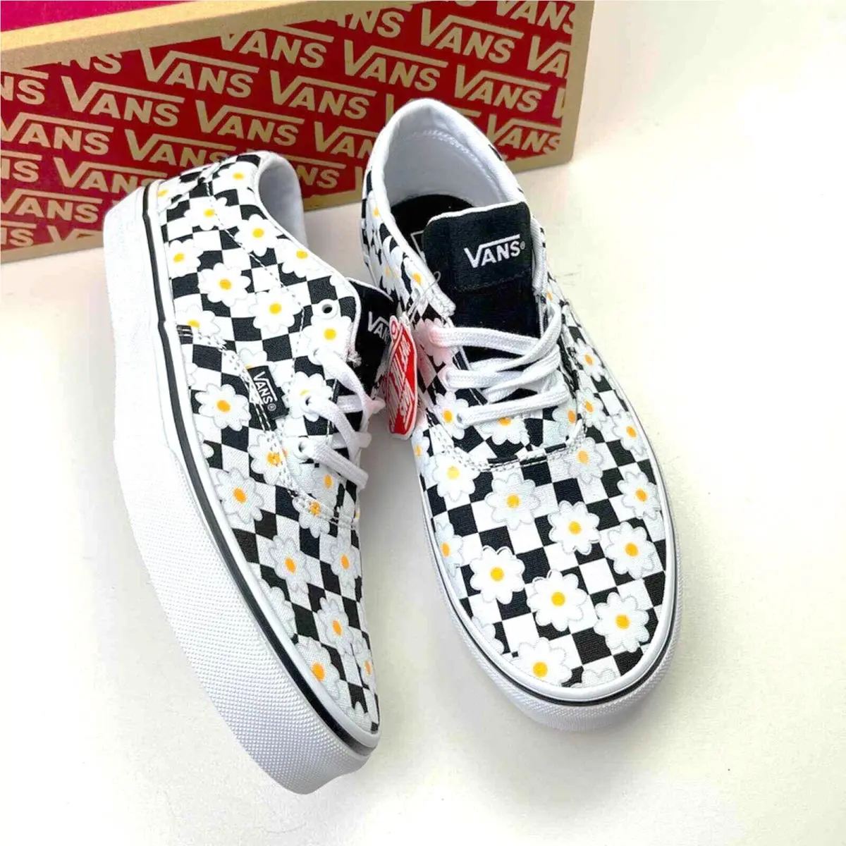 Vans shoes - VANS Doheny - Doheny - 508731 - Flowers Checkerboar 2