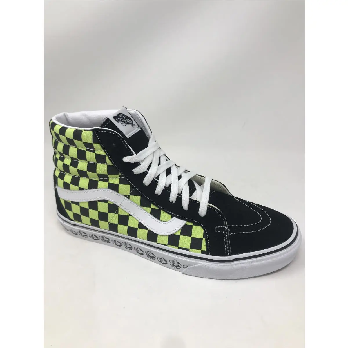 Vans shoes - VANS SK8-Hi Reissue - Reissue - VN0A4BV8V3W - Black / Sharp Green / White (UPC: 0193395008277) 1